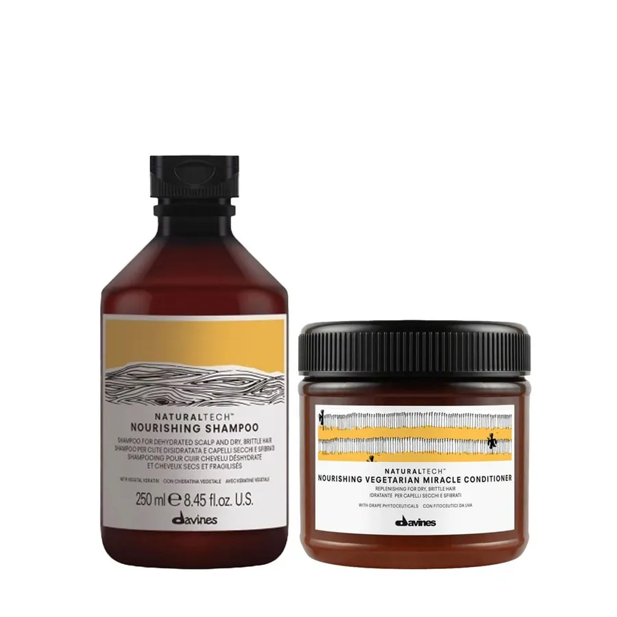 Kit Davines Naturaltech Nourishing - Shampoo 250ml + Condicionador