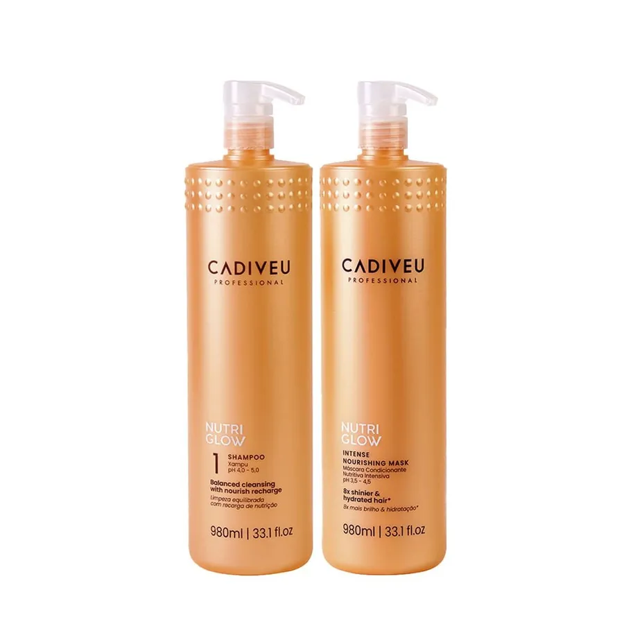 Cadiveu Professional Kit Cadiveu Nutri Glow - Shampoo 980ml + Máscara de Nutrição