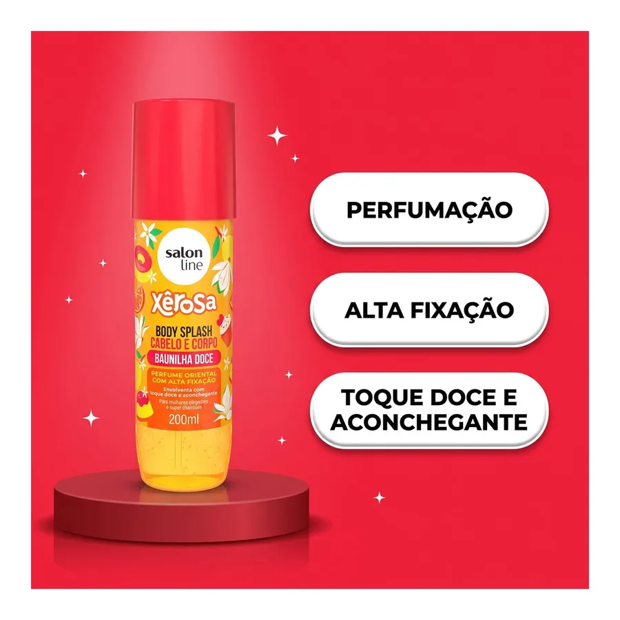 Body Splash Salon Line Xerosa Baunilha Doce 200ml — foto 3