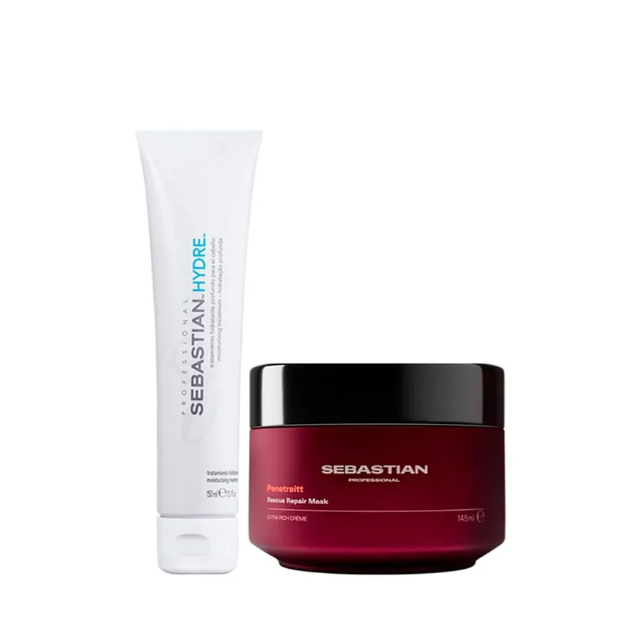 Kit Sebastian Professional Penetraitt Máscara 150ml + Hydre Máscara