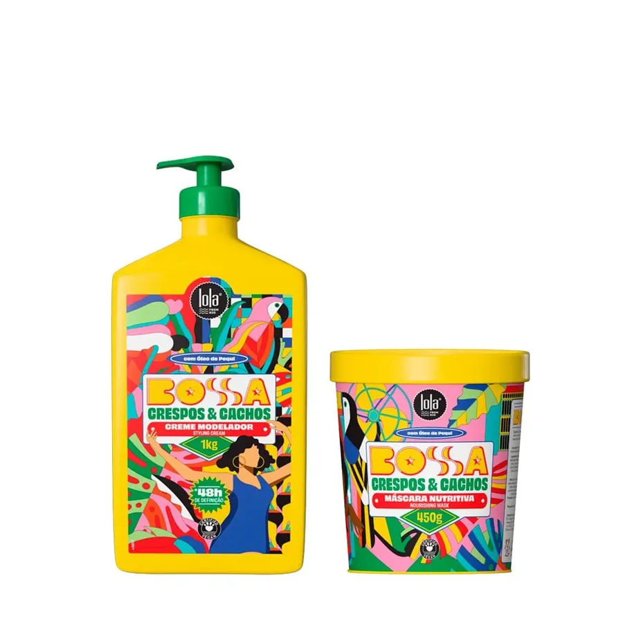 Kit Lola From Rio Bossa Máscara 450g + Creme 1000ml