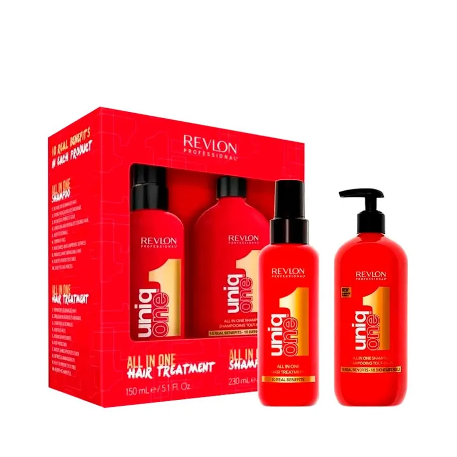 Kit Shampoo Revlon Professional Uniq One 230ml + Leave-In 150ml