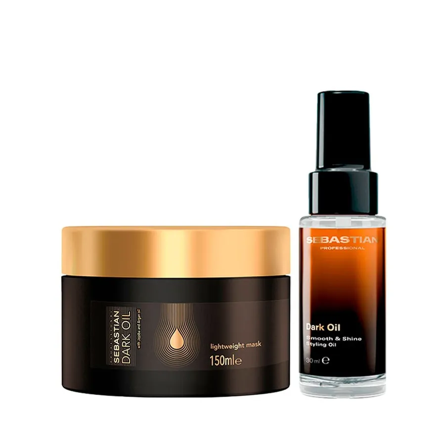 Kit Sebastian Professional Máscara Dark Oil 150ml + Óleo 30ml
