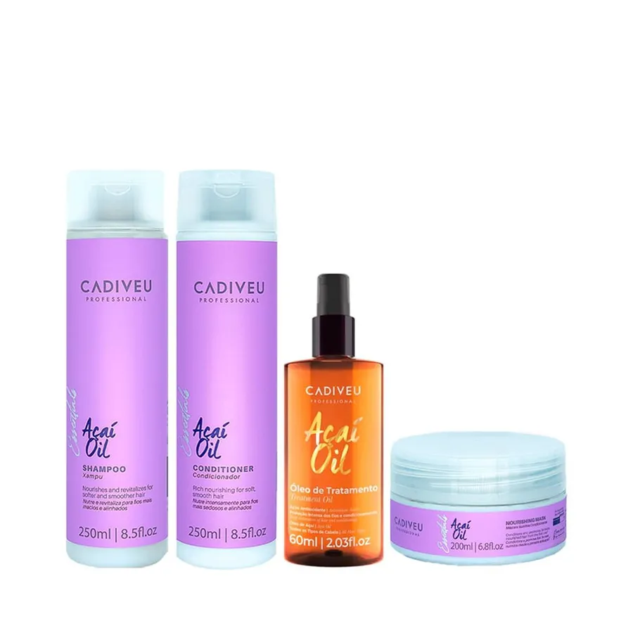 Kit Cadiveu Professional Essentials Açaí Oil Hidratação Premium