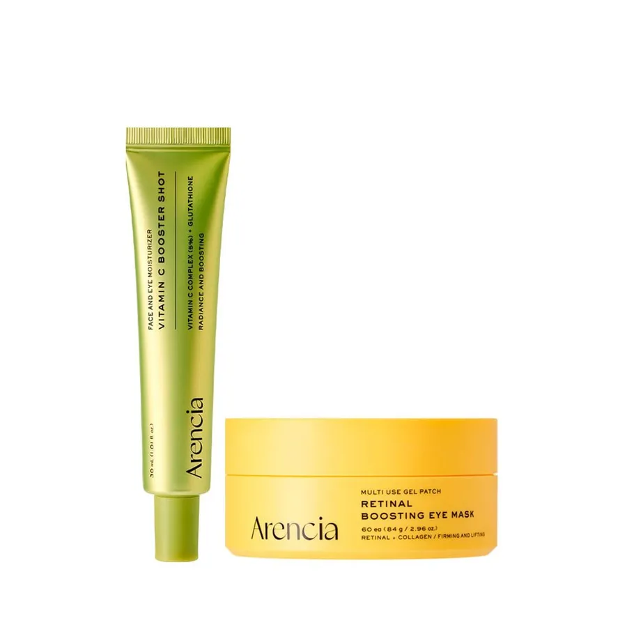 Kit Arencia Dias Alternados - Máscara de Olhos Retinal Eye Mask 84g + Serum Vitamina C 30ml