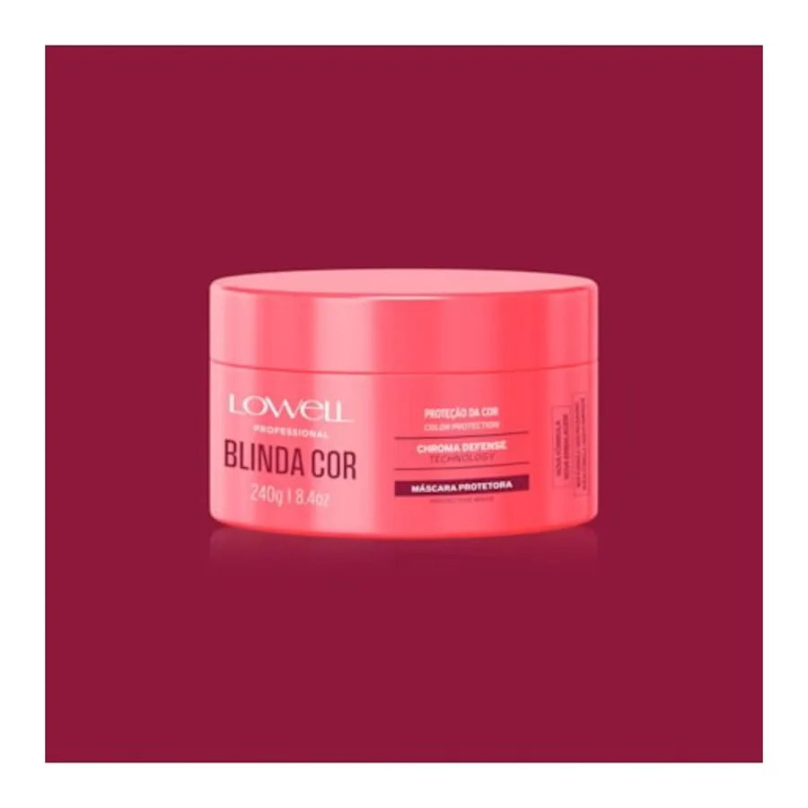 Kit Blinda Cor Lowell - Condicionador 200ml + Máscara para Proteção e Prolongamento da Cor dos Cabelos 240g — foto 3