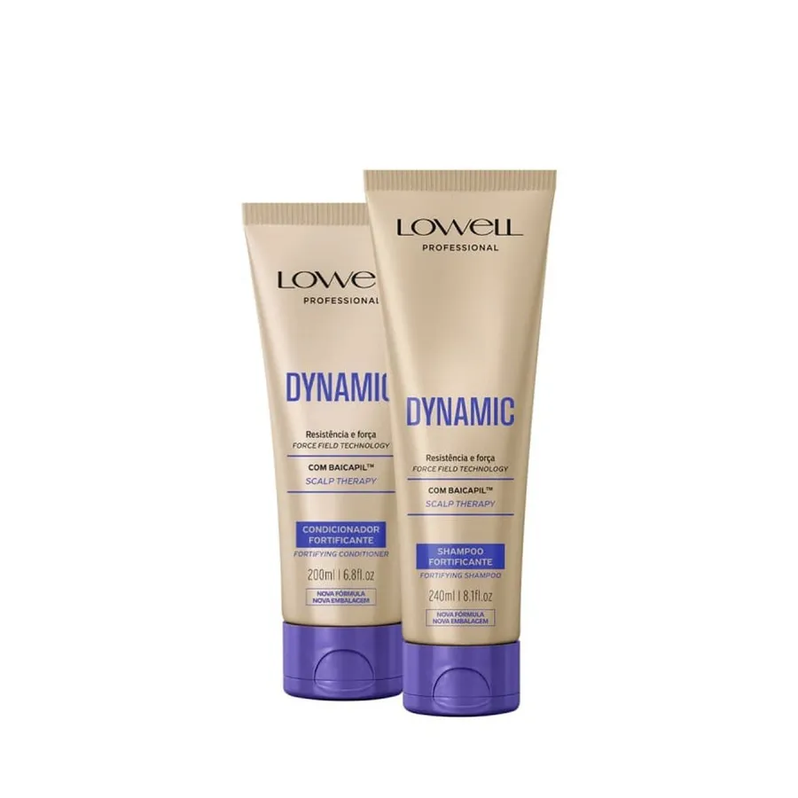 Kit Lowell Dynamic Resistência e Força Scalp Therapy Shampoo 240ml + Condicionador 200ml