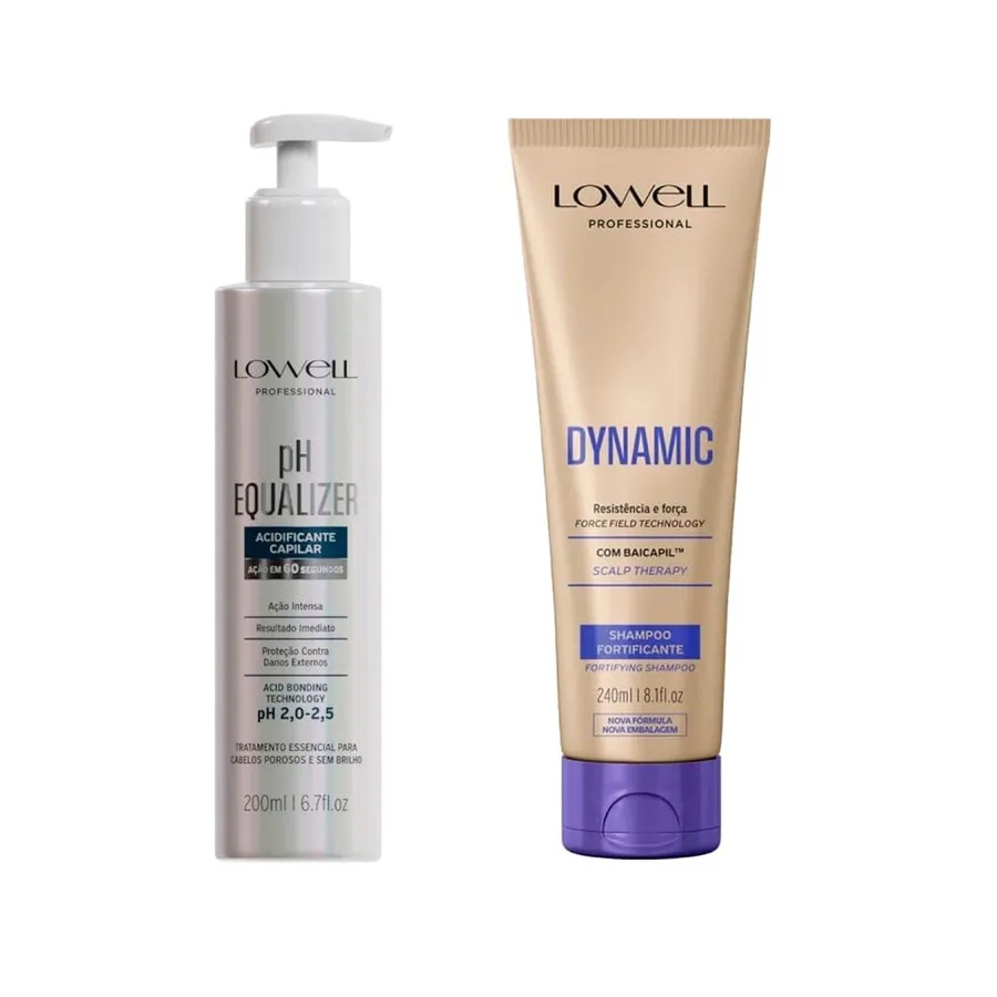 Kit Lowell PH Equalizer 200ml + Shampoo Dynamic Scalp Therapy