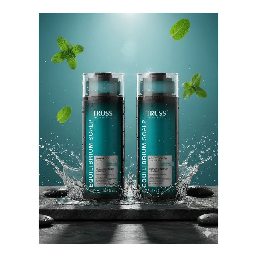Kit Truss Equilibrium Scalp Shampoo e Condicionador - Controle Oleosidade e Hidratação Leve 300ml — foto 3