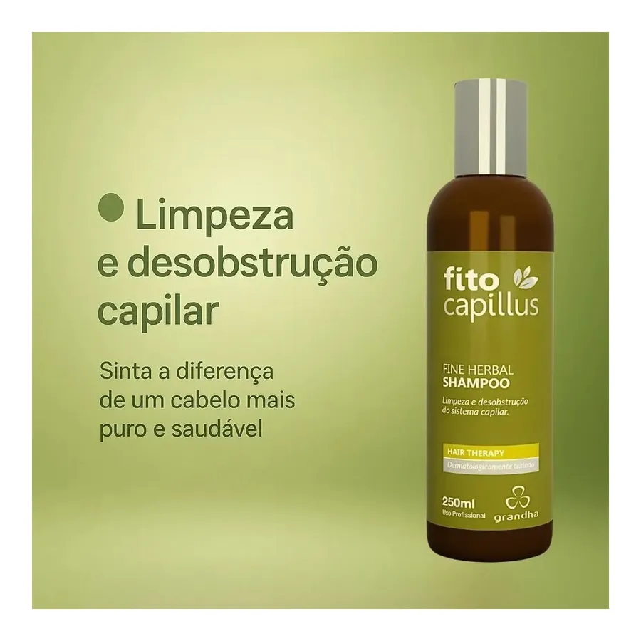 Kit Terapia Completo para Equilíbrio do Couro Cabeludo e Fortalecimento dos Fios com Shampoo Herbal e Fórmulas Tonificantes — foto 3