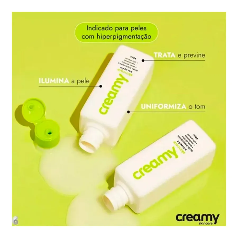Tônico Facial Clareador Creamy Ácido Tranexamico 90ml — foto 3