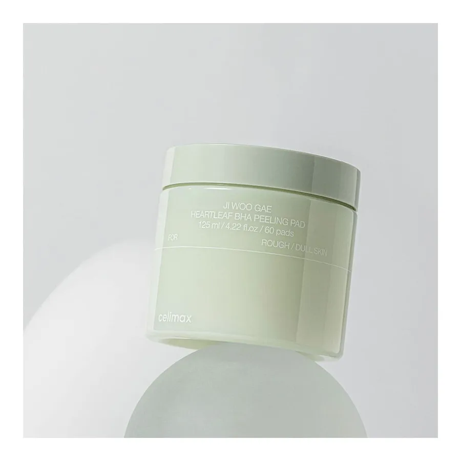 Esfoliante Facial Celimax Ji Woo Gae Heartleaf Bha Peeling 60 Pads 125ml — foto 3
