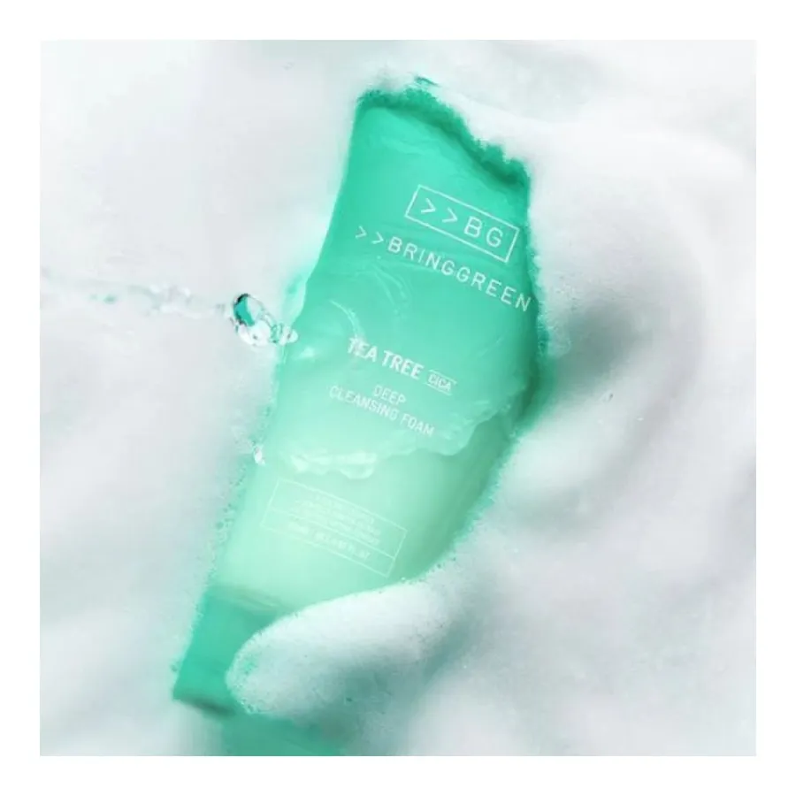 Bringgreen Tea Tree Cica Espuma de Limpeza Profunda 120ml — foto 3