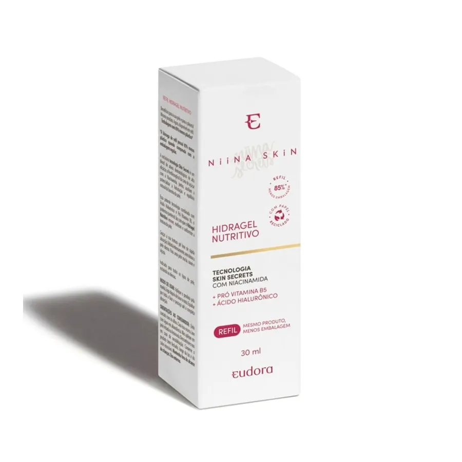 Creme Facial Eudora Niina Skin Hidragel Nutritivo (Refil) 30ml — foto 3