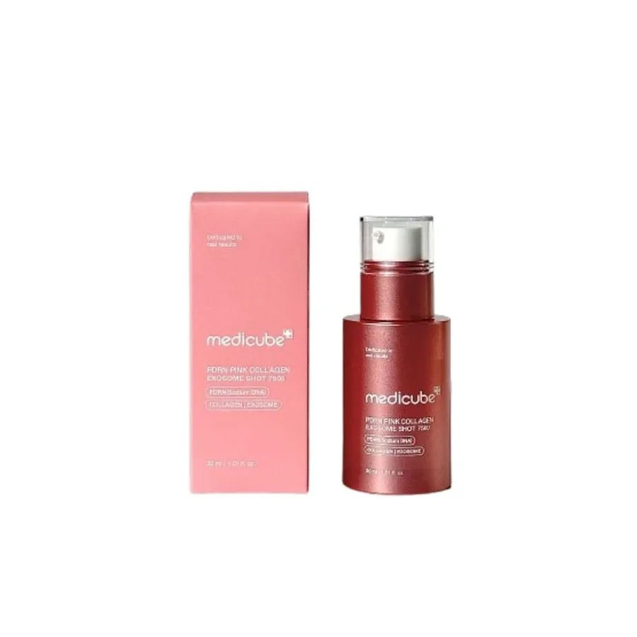 Medicube Sérum Pink PDRN com Colágeno e Exossomas SHOT 7500 30ml