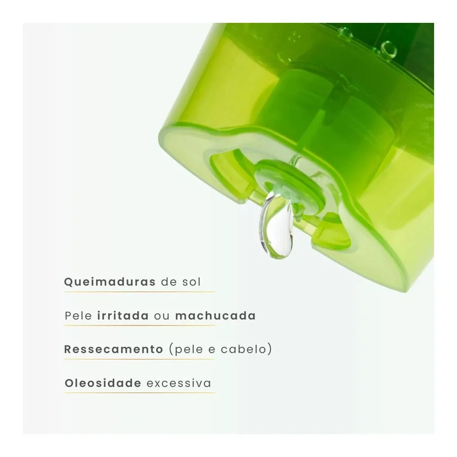 Bela Vital Gel de Babosa Puro: Dupla Ação para Cabelo e Rosto — foto 3