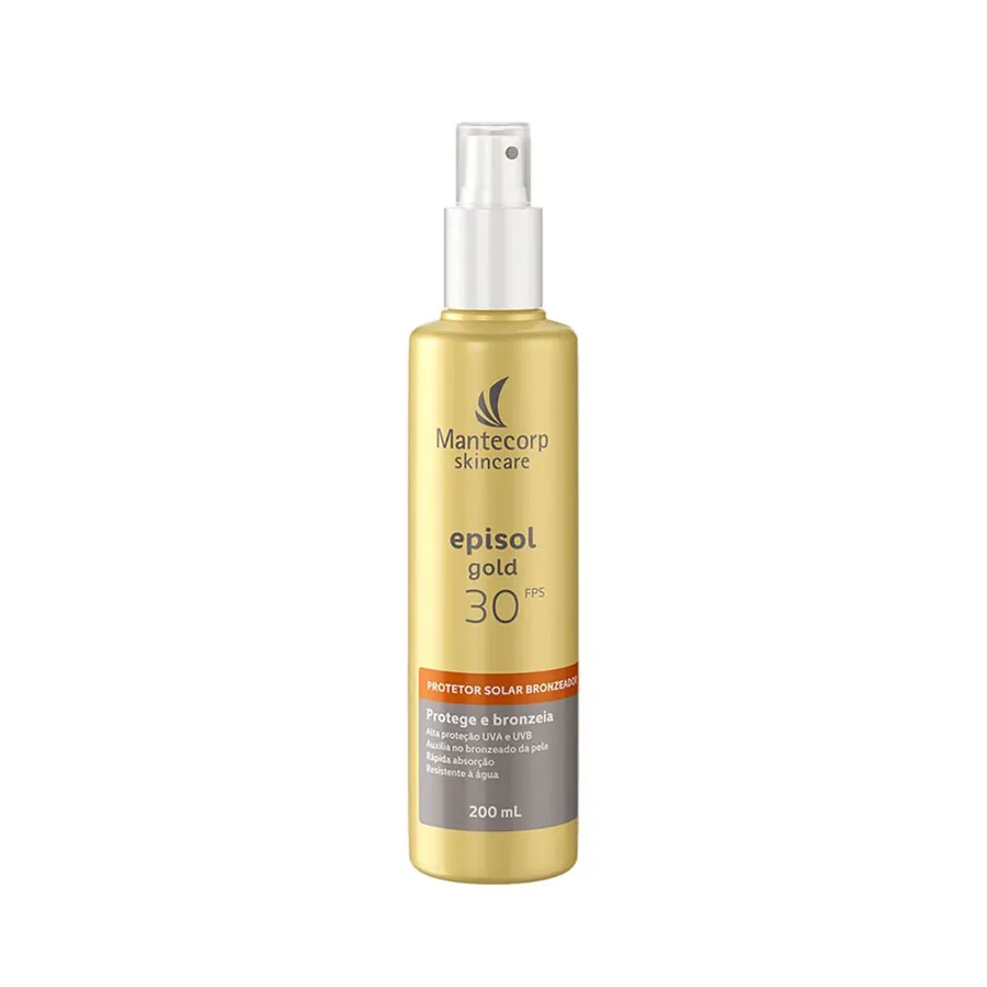 Protetor Solar Bronzeador Mantecorp Episol Gold Fps 30 200ml
