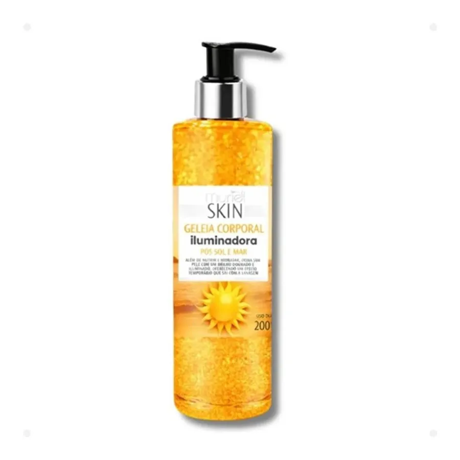 Geleia Corporal Iluminadora Muriel Skin Pós Sol E Mar 200ml