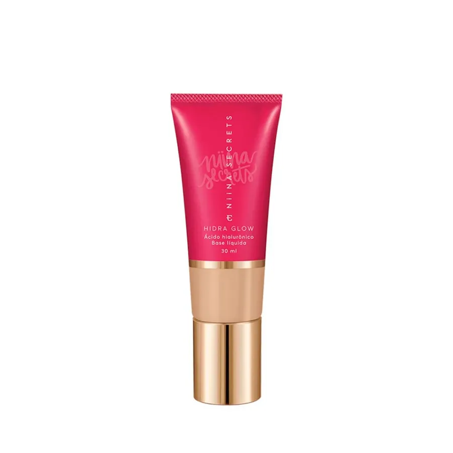 Base Líquida Eudora Niina Secrets Hidra Glow Natural 13 30ml