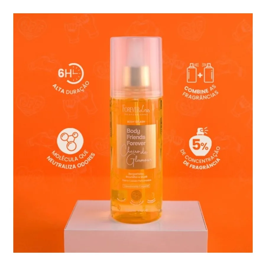 Forever Liss Friends Cheiro de Glamour Body Splash 200ml — foto 3