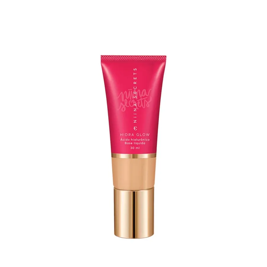 Base Líquida Eudora Niina Secrets Hidra Glow Natural 25 30ml