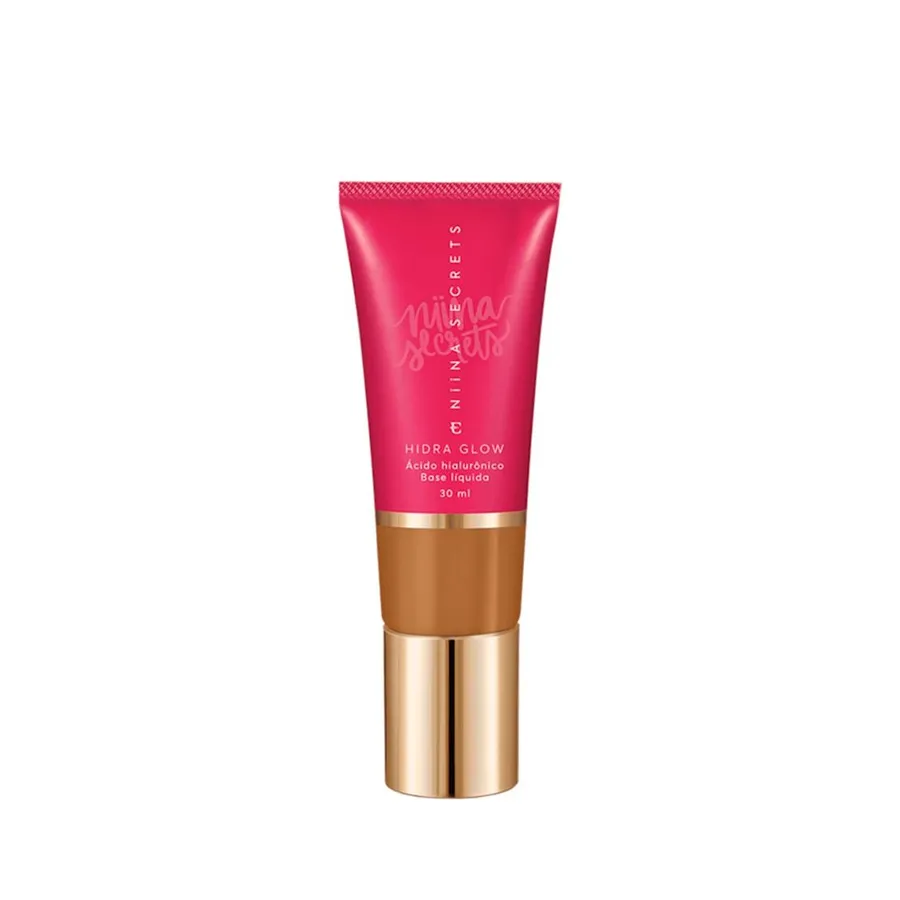 Base Líquida Eudora Niina Secrets Hidra Glow Natural 70 30ml