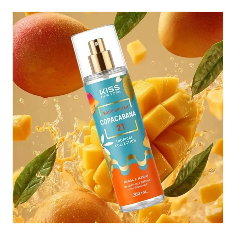 Kiss New York Tropical Copacabana 21 Body Splash 200ml — foto 3
