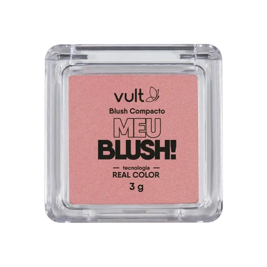 Blush Meu Compacto Vult Rosa Perolado — foto 2