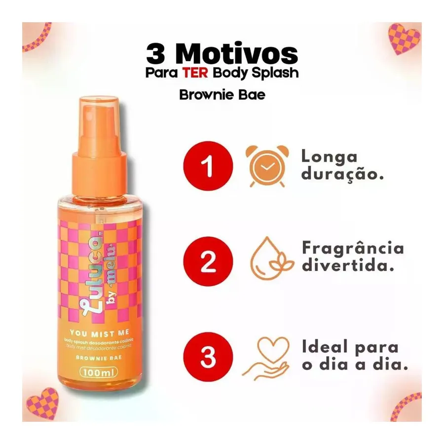Luluca Melu You Mist Brownie Bae Body Splash 100ml — foto 3