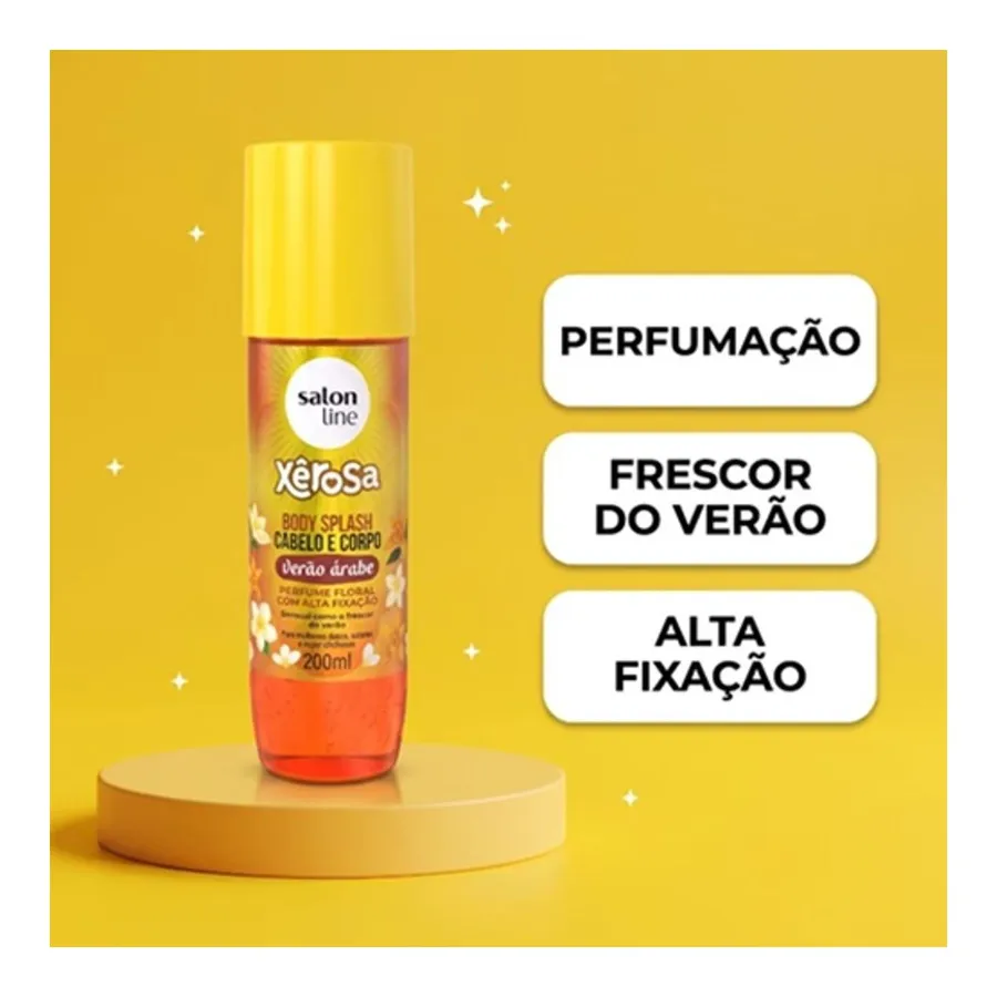 Salon Line Xêrosa Verão Árabe Body Splash 200ml — foto 3