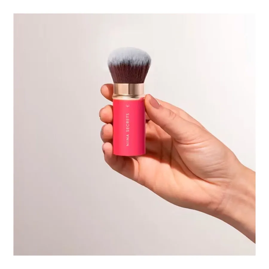 Pincel Multifuncional Eudora Niina Secrets Soft Petals Pink — foto 3