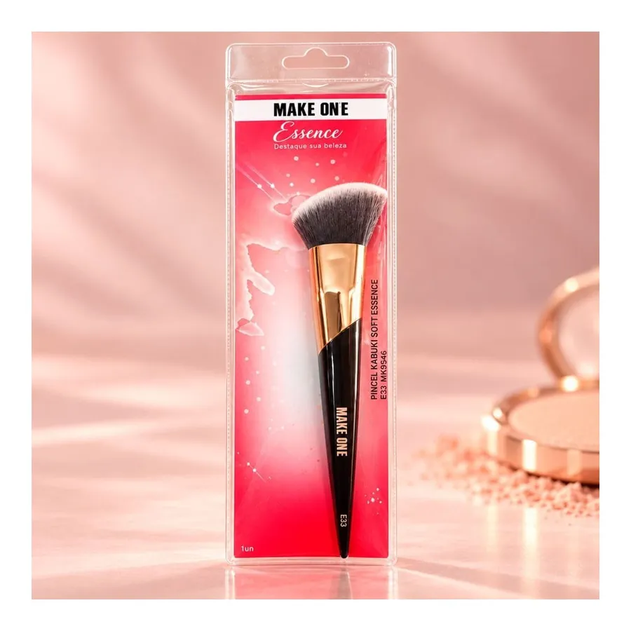 Make One Essence Kabuki Soft E33 MK9546 - Pincel para Base e Corretivo — foto 2