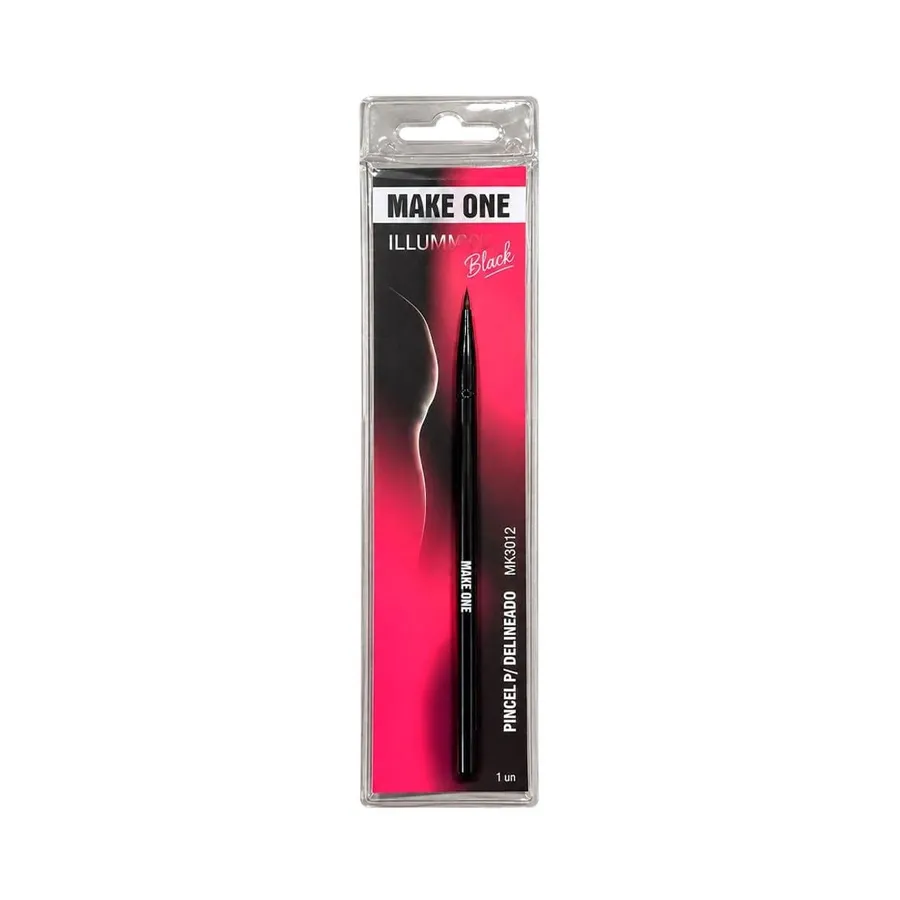 Make One Brasil Make One Illumina Black MK3012 - Pincel para Delineado
