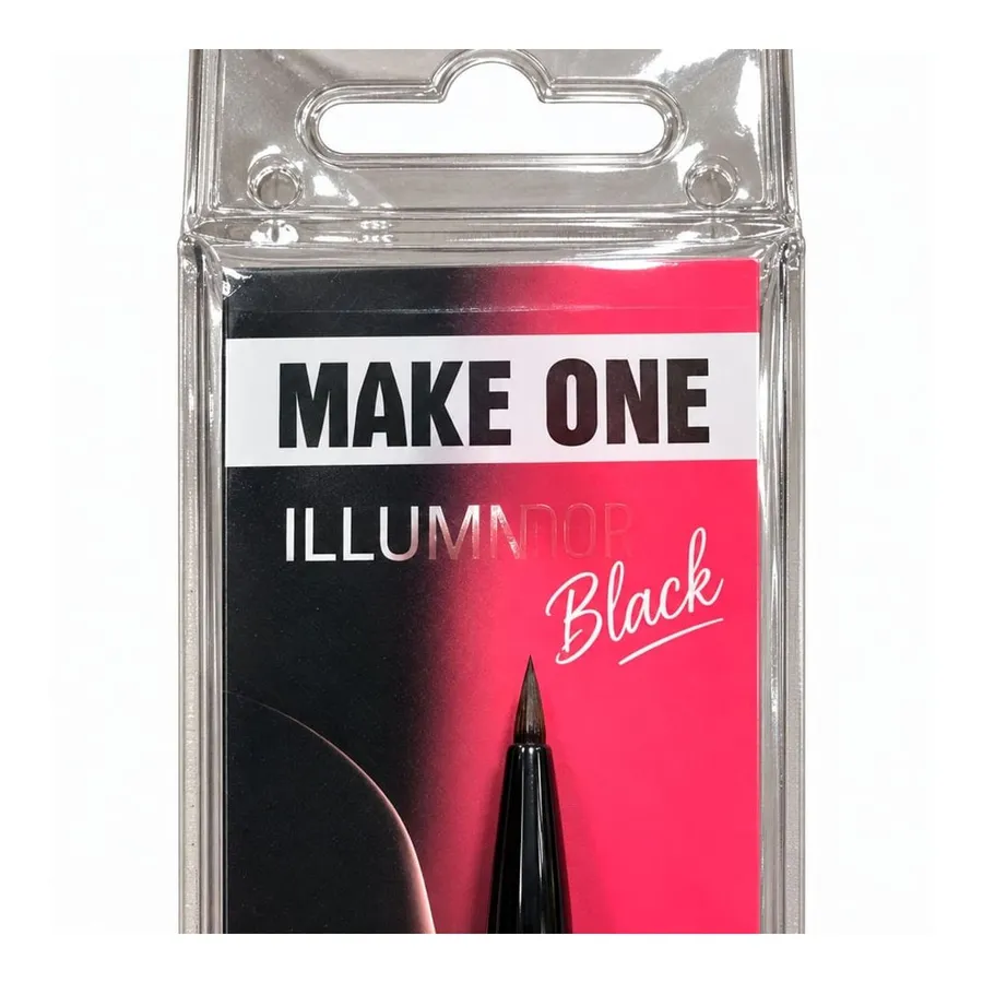 Make One Brasil Make One Illumina Black MK3012 - Pincel para Delineado — foto 3