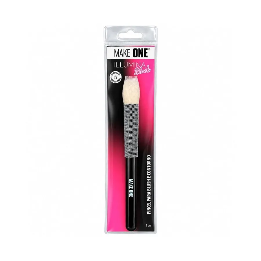 Make One Brasil Make One Illumina Black MK2909 - Pincel para Blush E Contorno