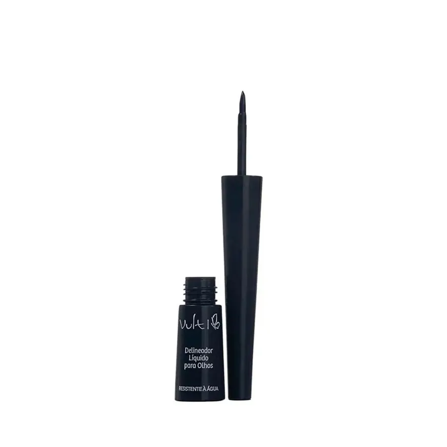 Delineador Líquido Matte À Prova D'Água Vult Preto 2,5ml