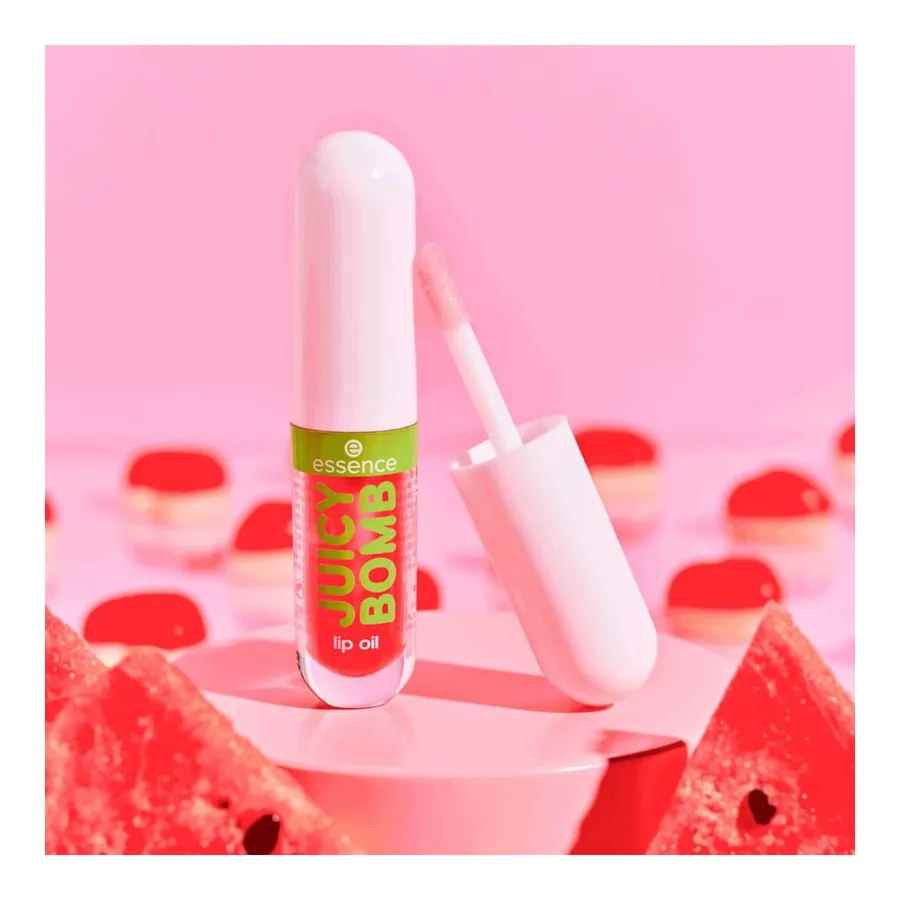 Óleo Labial Essence Juicy Bomb Party Lip Oil 02 Melancia 2,4ml — foto 3