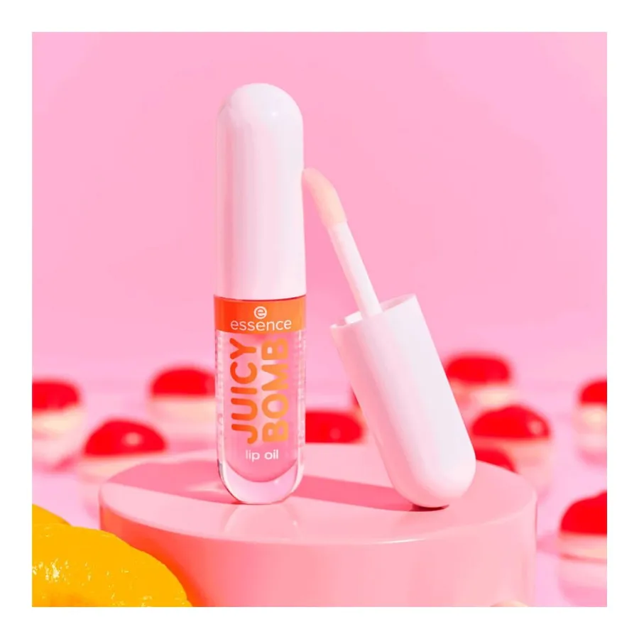 Óleo Labial Essence Juicy Bomb Party Lip Oil 01 Pêssego 2,4ml — foto 3