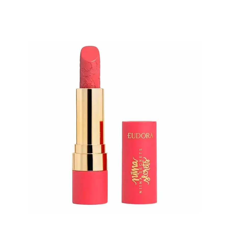 Batom Eudora Niina Secrets Soft Petals Rosa Secreta 3,6g