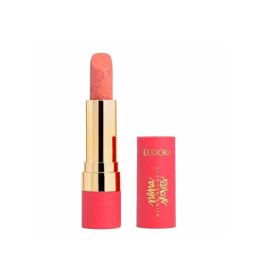 Batom Eudora Niina Secrets Soft Petals Rosé Pétala 3,6g