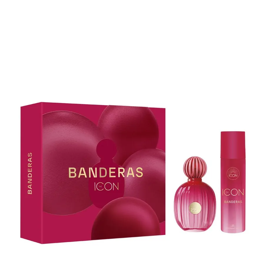 Kit Perfume Banderas The Icon For Women Feminino - Eau de Parfum 100ml + Desodorante 150ml