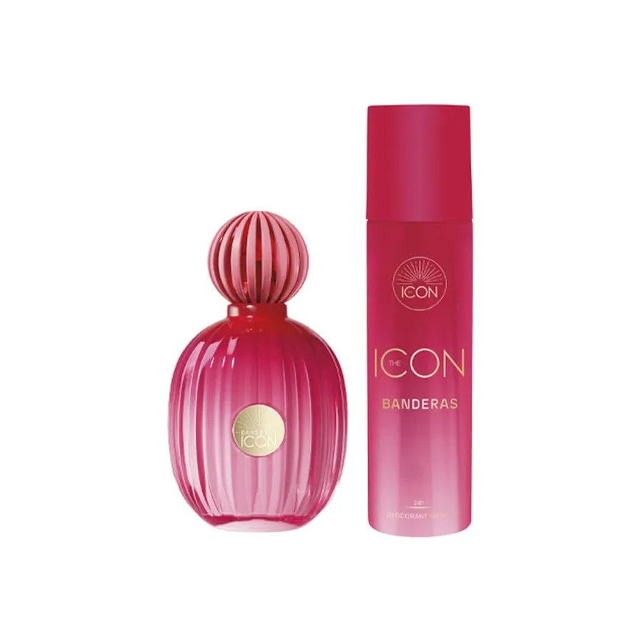 Kit Perfume Banderas The Icon For Women Feminino - Eau de Parfum 100ml + Desodorante 150ml — foto 3