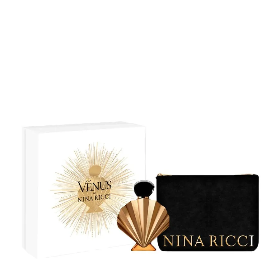 Kit Perfume Nina Ricci Vénus Feminino Eau de Parfum +nécessaire Preta 80ml