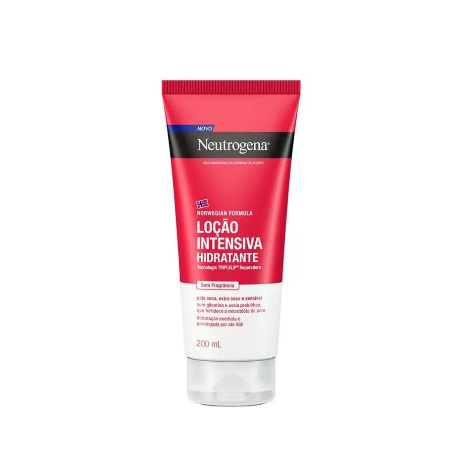 Neutrogena Loção Hidratante Corporal Norwegian Formula Pele Seca a Extra Seca 200ml