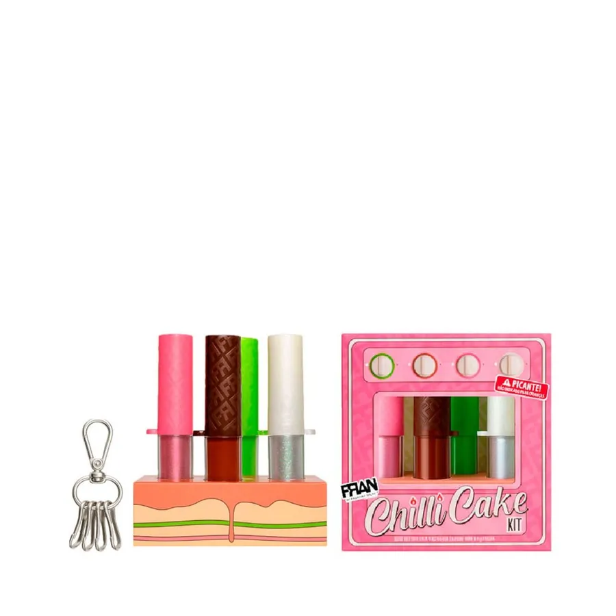 Kit Gloss Fran By Franciny Ehlke Chilli Cake 4x 3,3g