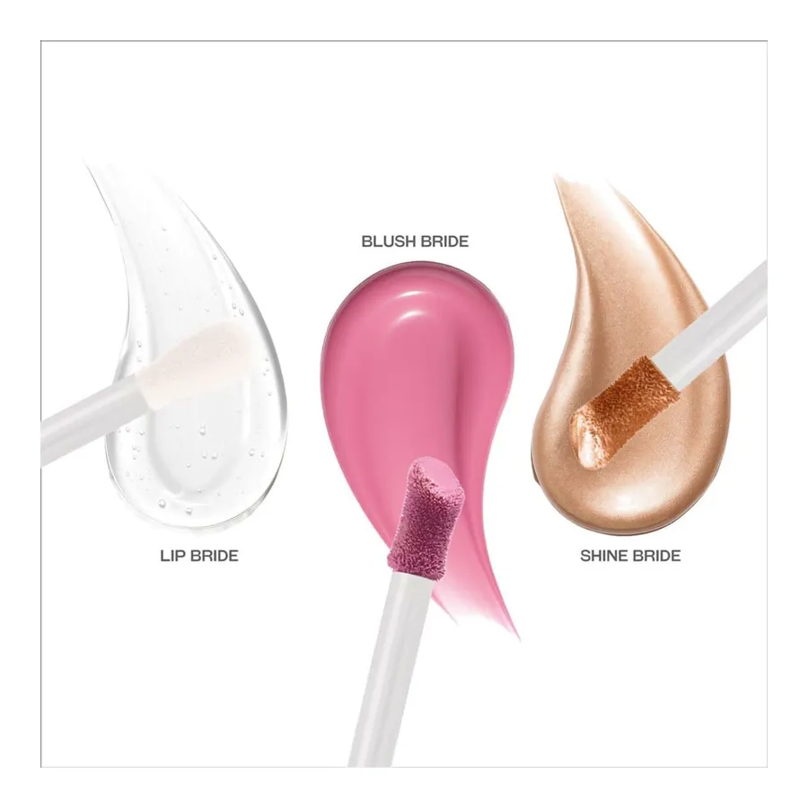 Kit Fran By Franciny Ehlke Bride Lip Gloss 5g + Blush 6,5g + Iluminador — foto 3