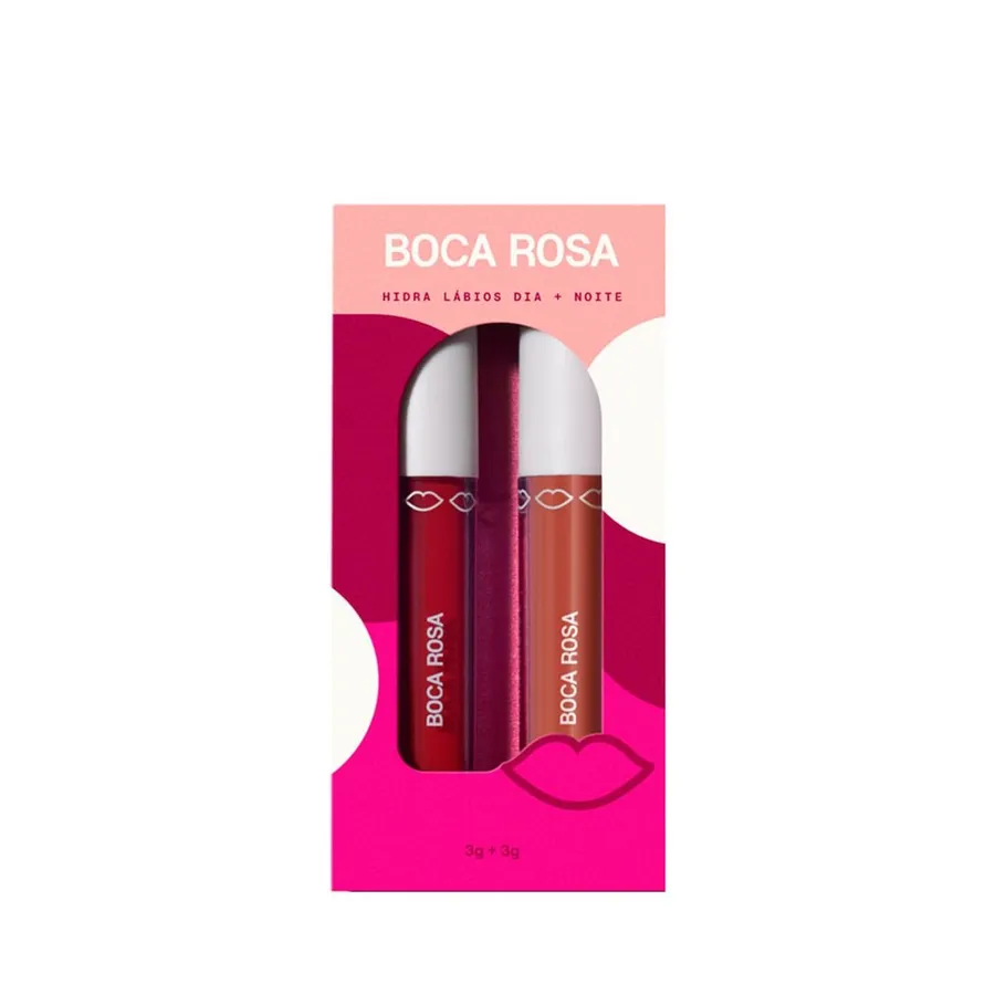 Boca Rosa Kit Boca Hidra Gloss Dia + Noite 3g + Hidra Gloss — foto 9