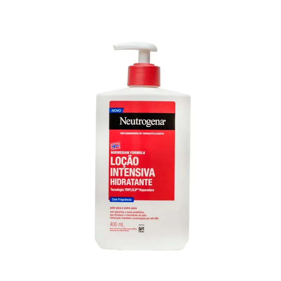 Neutrogena Loção Hidratante Corporal Norwegian Formula Pele Seca a Extra Seca com Fragrância 400ml