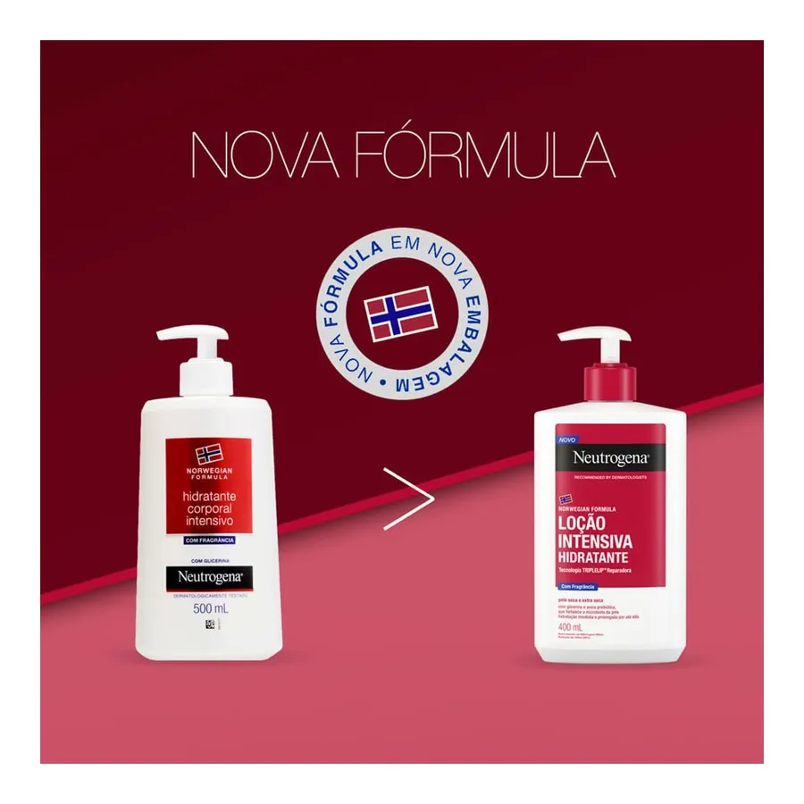 Neutrogena Loção Hidratante Corporal Norwegian Formula Pele Seca a Extra Seca com Fragrância 400ml — foto 4