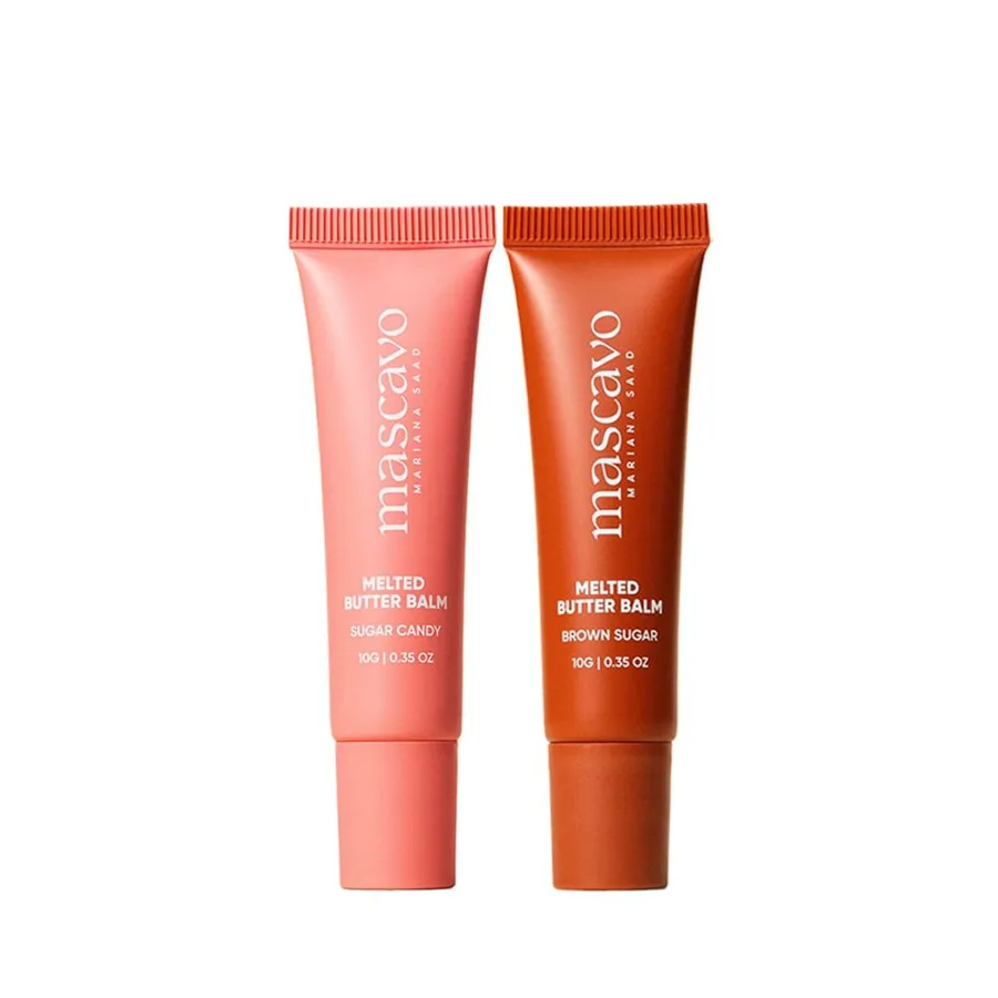Kit Mascavo Melted Butter Lip Balm Sugar Candy 10g + Lip Balm Brown Sugar